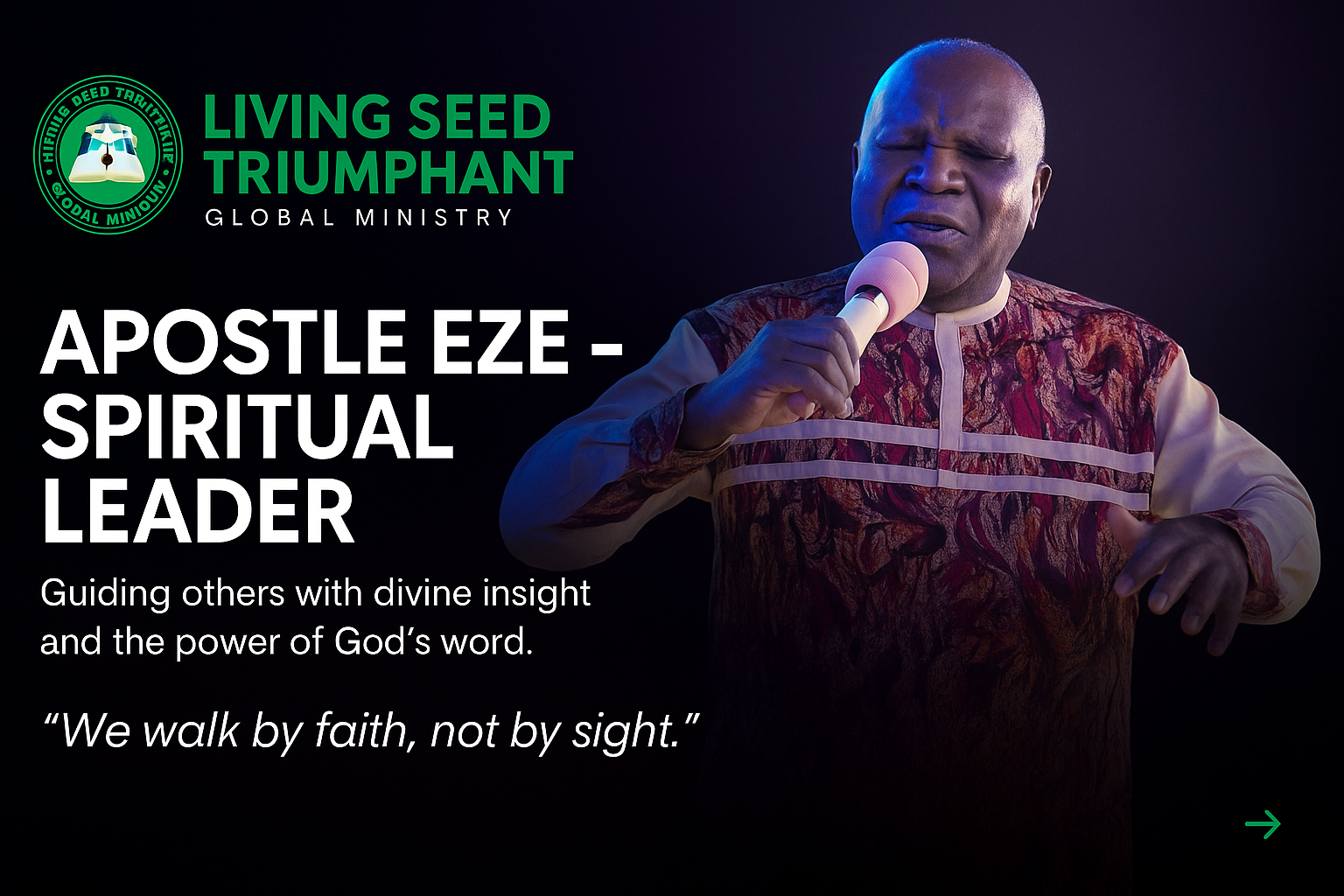 Apostle Eze - Spiritual Leader